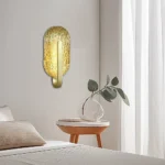 ابليك مودرن ذهبي لون الانارة 3اضاءات 3W