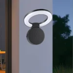 ابليك جداري خارجي اسود لون اصفر 18 واط