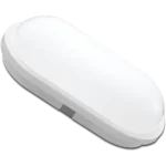 إنارة جدارية عين البقر لون الانارة ابيض شكل بيضاوي يعمل على مستشعر حركة (سنسر) 30 واط توفل