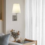 إضاءة ابليك حائط مودرن فضي E14*1