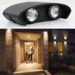 كشاف بوابة جداري خارجي مجوز لون الانارة اصفر