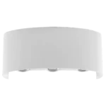 ⁦كشاف بوابة خارجي مودرن | إضاءة جدارية خارجية 6W | لون أصفر دافئ مناسب للأسوار⁩ - الصورة ⁦3⁩