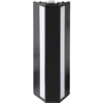 ⁦كشاف بوابة خارجي اسود لون الانارة اصفر 18W⁩ - الصورة ⁦2⁩