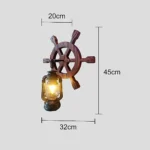 ⁦ابليك خارجي خشبي مفرد E27*1L⁩ - الصورة ⁦3⁩