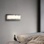 إضاءة أبليك حائط مودرن فضي لون الانارة 3 اضاءات 15 واط