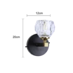 ⁦ابليك مودرن اسود لون الانارة ذهبي G9*1⁩ - الصورة ⁦2⁩