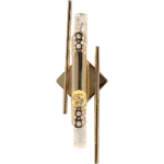 ابليك مودرن ذهبي لون الانارة 3 اضاءات واط 5