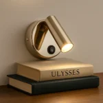 إضاءة أبليك حائط مودرن ذهبي لون الانارة اصفر واط 3