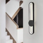 ⁦ابليك جداري شكل مستطيل اسود بتصميم راقي يعمل بالبطارية متعددة الألوان ( كريمي + اصفر + ابيض )⁩ - الصورة ⁦9⁩