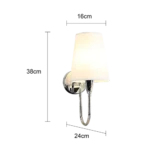 ⁦ابليك مودرن فضي E14*1⁩ - الصورة ⁦2⁩