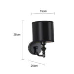 ⁦ابليك مودرن اسود E14*1⁩ - الصورة ⁦2⁩