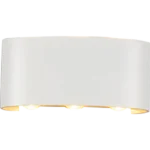 ⁦كشاف بوابة خارجي مودرن | إضاءة جدارية خارجية 6W | لون أصفر دافئ مناسب للأسوار⁩ - الصورة ⁦4⁩