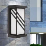 ⁦كشاف بوابة لون الاضاءة اصفرمستطيل ثلجي شرائح 24 واط⁩ - الصورة ⁦4⁩