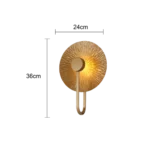 ⁦ابليك مودرن ذهبي لون الانارة 3اضاءات 5W⁩ - الصورة ⁦3⁩