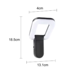 ⁦ابليك جداري خارجي اسود لون اصفر 12 واط⁩ - الصورة ⁦3⁩