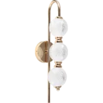 ⁦ابليك مودرن ذهبي لون الانارة 3 اضاءات 15 واط⁩ - الصورة ⁦4⁩