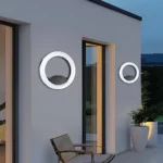 ابليك جداري خارجي اسود لون اصفر 12 واط