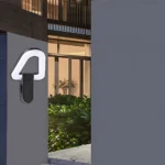 ⁦ابليك جداري خارجي اسود لون اصفر 12 واط⁩ - الصورة ⁦3⁩