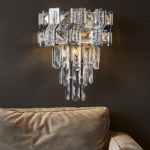 ⁦ابليك مودرن فضي E14*2⁩ - الصورة ⁦2⁩