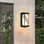 كشاف بوابة لون الاضاءة اصفرمستطيل ثلجي شرائح 24 واط