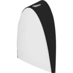 ⁦كشاف بوابة شكل بصمة اسود لون الانارة اصفر 30 واط⁩ - الصورة ⁦2⁩