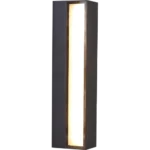 كشاف بوابة خارجي اسود لون الانارة اصفر18 واط