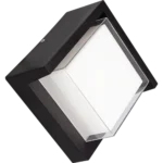 ⁦لمبات جداري لكشاف بوابة خارجي لون الإنارة اصفر شكل مربع تصميم عصري حديث 12 واط⁩ - الصورة ⁦4⁩