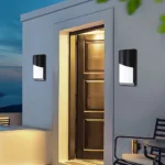 كشاف بوابة اسود لون الانارة اصفر همر شرائح 24 واط