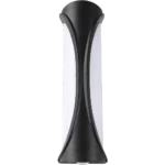 ⁦جداري بوابة خارجي عدستين 2 انارة اماميه اسود لون الانارة اصفر 18 واط⁩ - الصورة ⁦3⁩