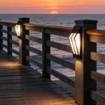 ⁦كشاف بوابة اسود لون الانارة اصفر30 واط⁩ - الصورة ⁦4⁩