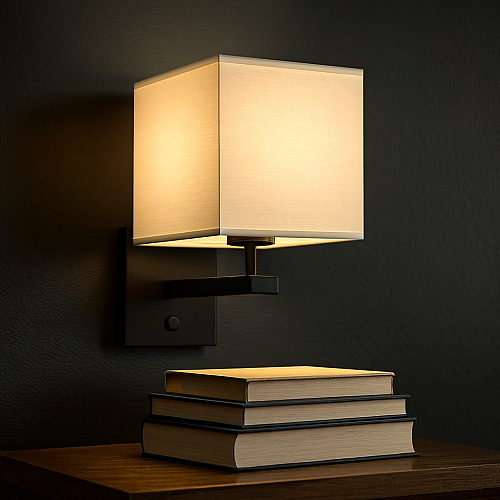 LzqRowoMEHnQhgXF4Ezk1UT27Byy2DVUe0Am28SrnmLryqwS-500x500 إضاءة ابليك حائط مودرن اسود E27*1L مفرد - الصورة 1