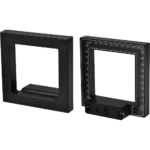 ⁦كشاف بوابة اسود لون الانارة اصفر 6 واط⁩ - الصورة ⁦2⁩