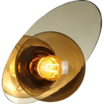 ⁦ابليك حائط جداري مودرن مفرد ذهبي E27*1L⁩ - الصورة ⁦3⁩