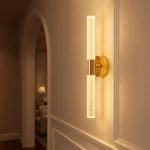 ابليك مودرن ذهبي لون الانارة 3 اضاءات واط 5 مقاس 480 ملم