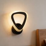 إضاءة أبليك حائط مودرن اسود لون الانارة 3 اضاءات واط 5