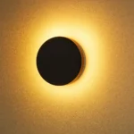 كشاف بوابة اسود لون الانارة اصفر 10W