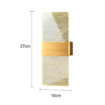 ⁦ابليك مودرن ذهبي لون الانارة 3 اضاءات W3⁩ - الصورة ⁦2⁩