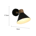 ⁦ابليك مودرن اسود E27*1⁩ - الصورة ⁦3⁩