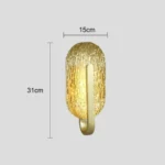 ⁦ابليك مودرن ذهبي لون الانارة 3اضاءات 3W⁩ - الصورة ⁦2⁩