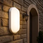 ⁦كشاف بيضاوي لون الانارة شمسي كريمي سادة 20 واط⁩ - الصورة ⁦4⁩