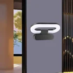 ابليك جداري خارجي اسود لون اصفر 18 واط