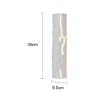 ⁦ابليك مودرن ابيض لون الانارة اصفر واط 9⁩ - الصورة ⁦2⁩