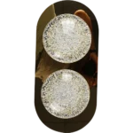 ابليك مودرن ذهبي لون الانارة اصفر واط 5