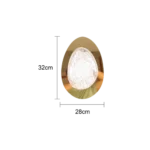 ⁦ابليك مودرن ذهبي لون الانارة 3 اضاءات 5W⁩ - الصورة ⁦2⁩