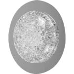 ⁦ابليك مودرن فضي لون الانارة اصفر واط 5⁩ - الصورة ⁦2⁩