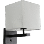 ⁦إضاءة ابليك حائط مودرن اسود E27*1L مفرد⁩ - الصورة ⁦3⁩