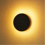 كشاف بوابة اسود لون الانارة اصفر 6W