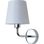 ⁦ابليك حائط جداري مودرن مفرد فضي E14*1L⁩ - الصورة ⁦2⁩