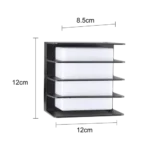 ⁦ابليك جداري خارجي اسود لون اصفر 12 واط⁩ - الصورة ⁦2⁩