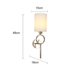 ⁦ابليك مودرن ذهبيE14*1⁩ - الصورة ⁦2⁩